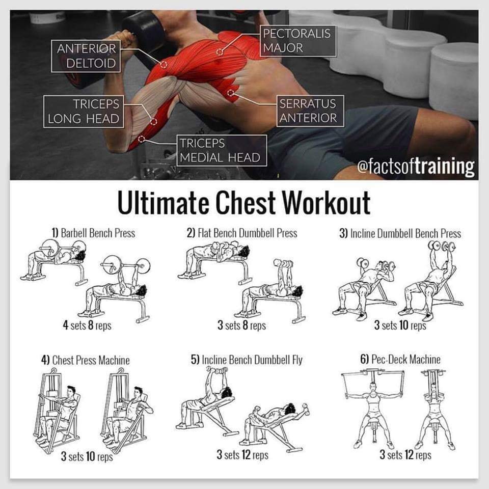 #ChestWorkout Ultimate chest workout #workout #Chest